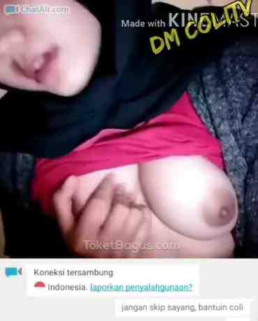 Background nonton video viral BOCIL Hijab Smp Mainin Gunung Kembar Gede Di Ometv